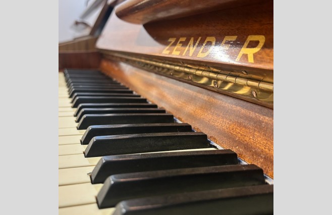 Zender Satin Mahogany Upright Piano, Used - All Inclusive Premium Package (SN:10326) - Image 7